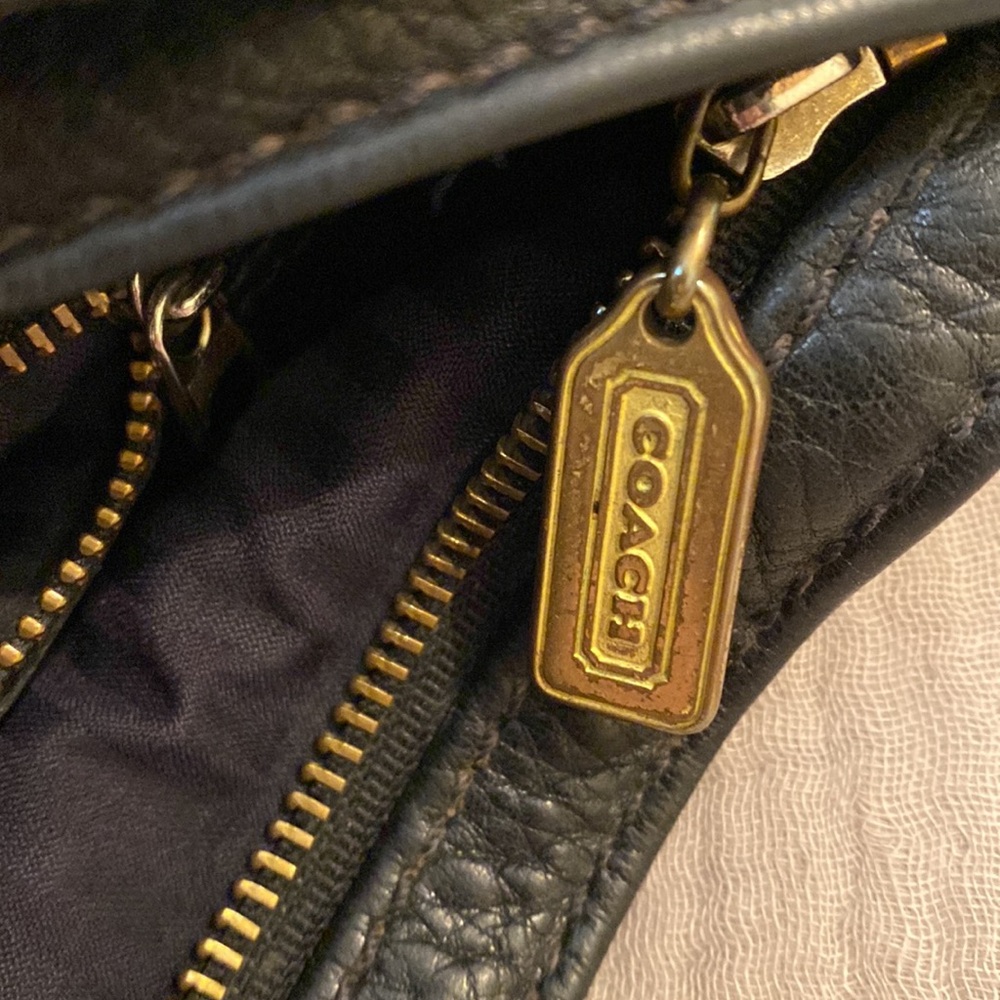 Coach Vintyge Sonama No 4907 Black Leather Crossbody Shoulder Bag - Picture 9 of 10